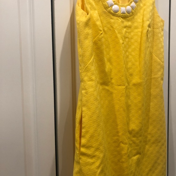 Maggy London Yellow Sheath Dress - Picture 6 of 8